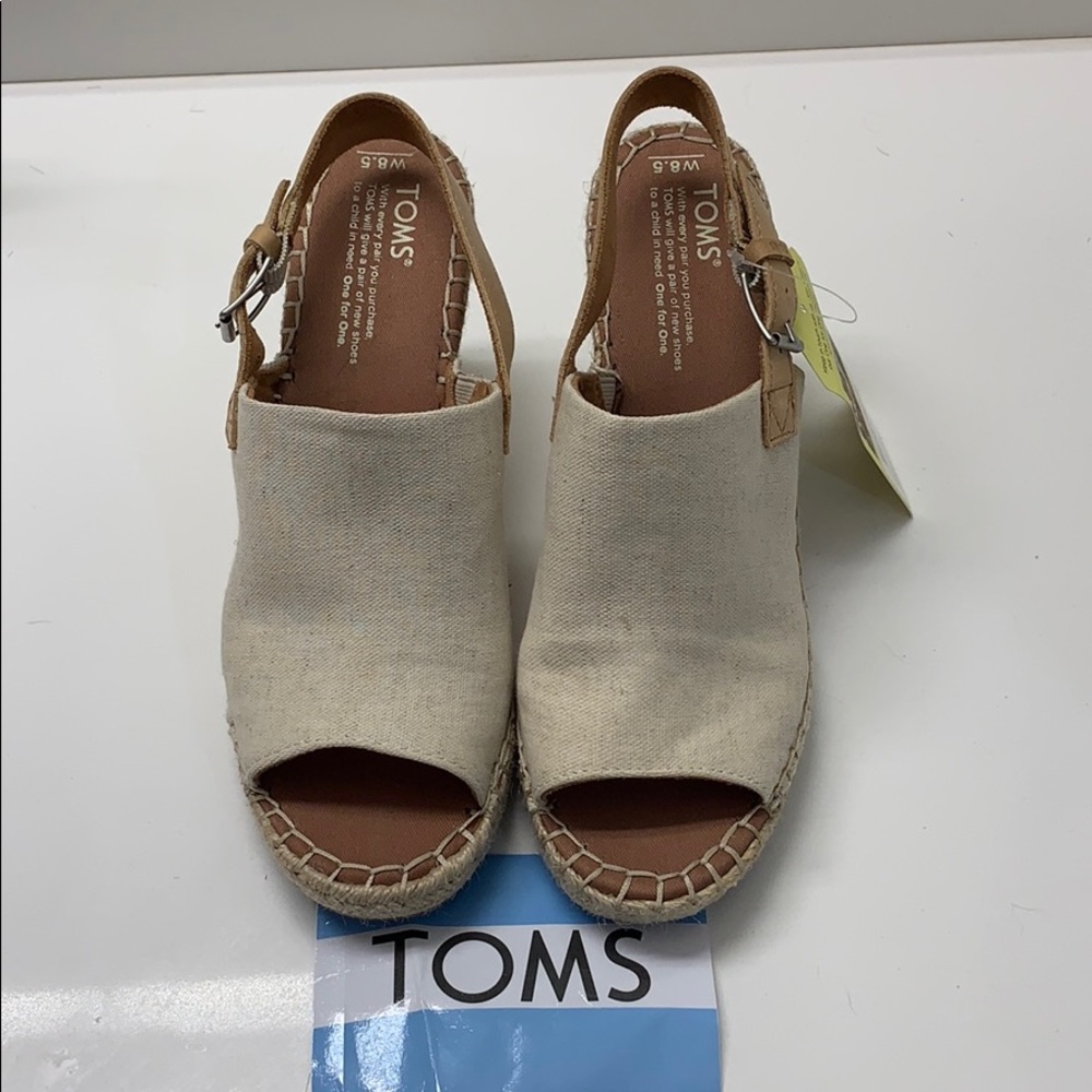 Toms Monica Slingback Wedge